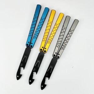 Neu Sirene Aviation Aluminium Griff Praxis Butterfly Messer